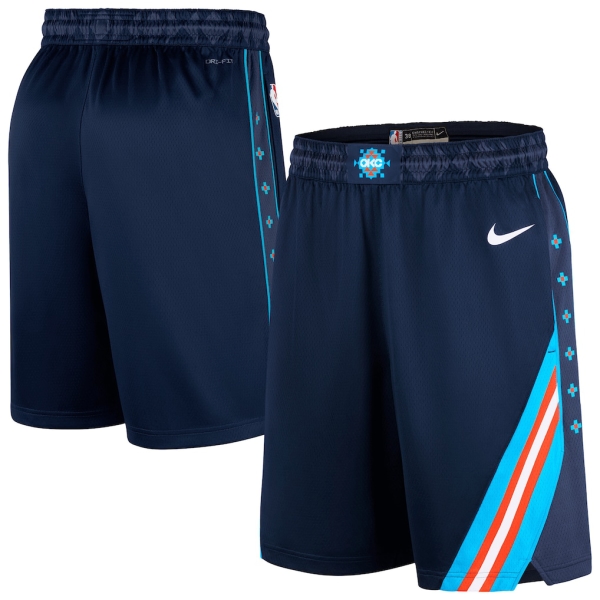 Oklahoma City Thunder NBA Shorts Nike 2025-26 City Edition Swingman - Herren Oklahoma City Thunder NBA Shorts Nike 2025-26 City Edition Swingman - Herren